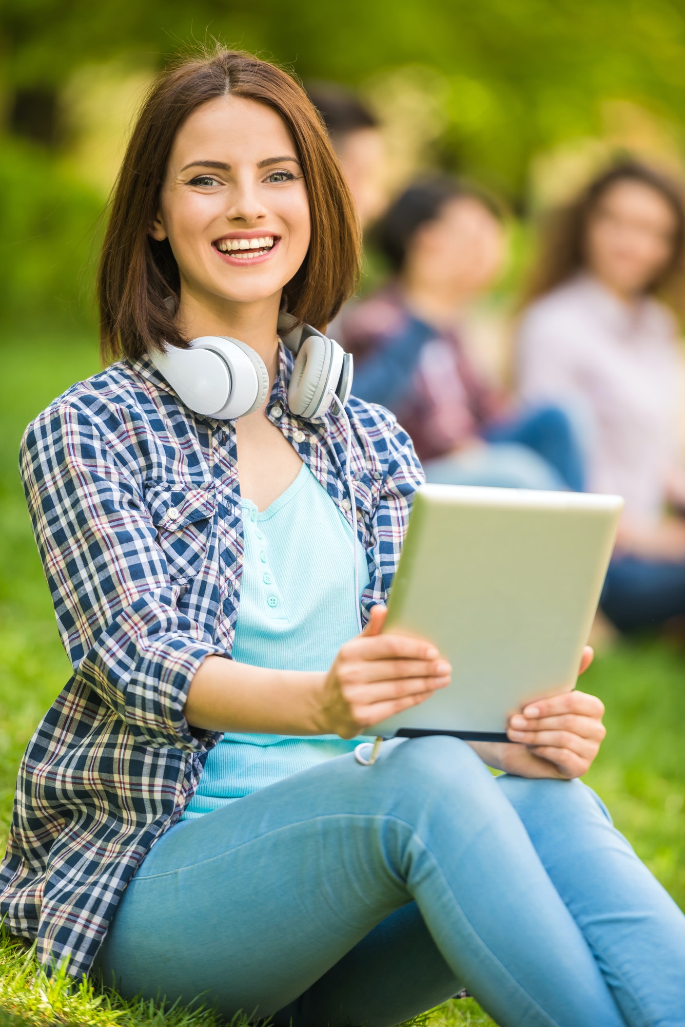 Home-Page students outdoors